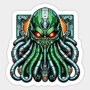 Biomech Cthulhu Overlord S01 D28 Sticker